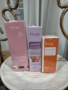 Korean Hoygi Skincare Trio - Mask, spot corrector, & eye repair cream
